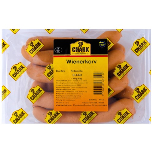 Wienerkorv 440g SP Chark