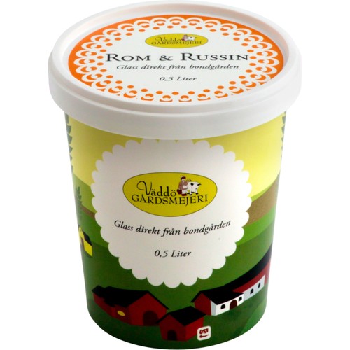 Romrussinglass 500ml Väddö Gårdsmejeri