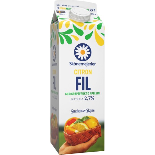 Filmjölk Citron 3% 1l Skånemejerier