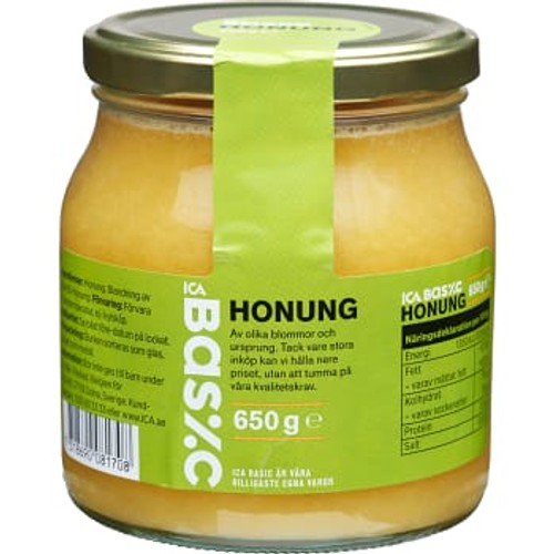 Honung 650g ICA Basic
