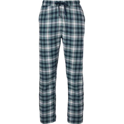 Flanellbyxor grå/blå L mywear