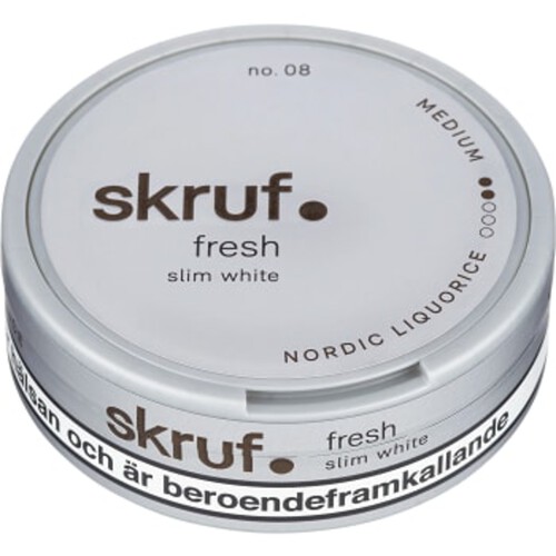 Slim Nordic White Skruf