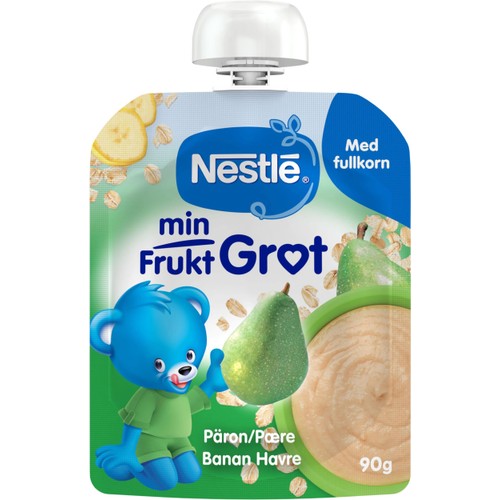 Barnmat Min Frukt gröt päron & ananas 6m 90g Nestle