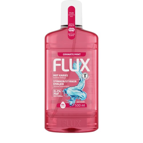 Munskölj Granate Mint 0,2% fluor 500ml FLUX