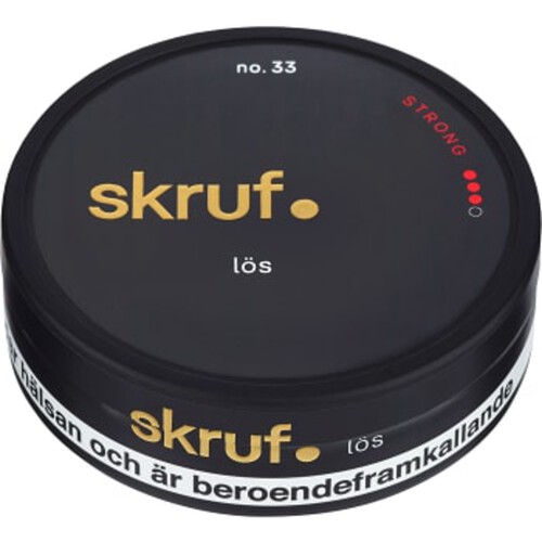 no. 33 Lös Strong 42 Gram Skruf