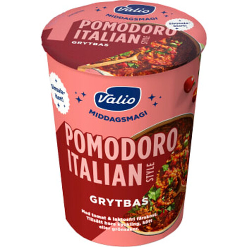 Grytbas Pomodoro Italian Middagsmagi 380g Valio