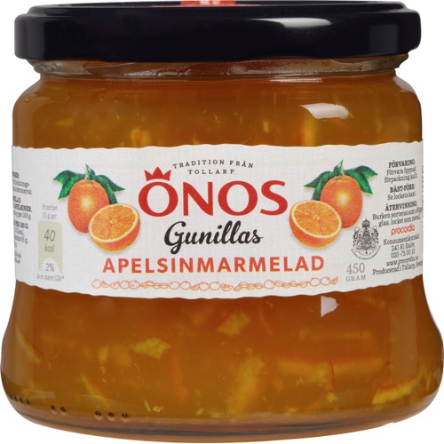 Gunillas Apelsinmarmelad 450g Önos