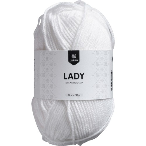 Garn Lady Vit 50g Järbo