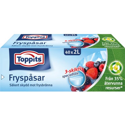 Fryspåse 2l 40-p Toppits