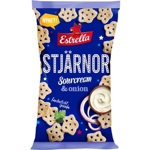 Stjärnor Sourcream & Onion 85g Estrella
