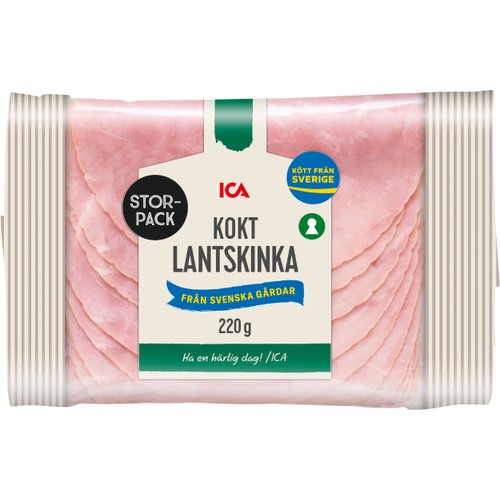 Lantskinka Kokt 220g ICA