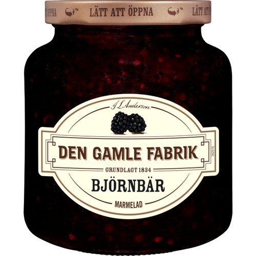 Björnbärsmarmelad 380g Den Gamle Fabrik