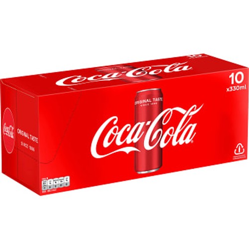 Läsk 33cl 10-p Coca-Cola 