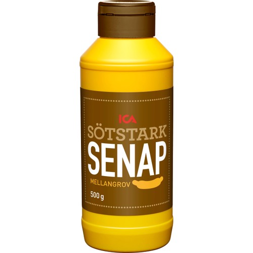 Senap Sötstark Mellangrov 500g ICA