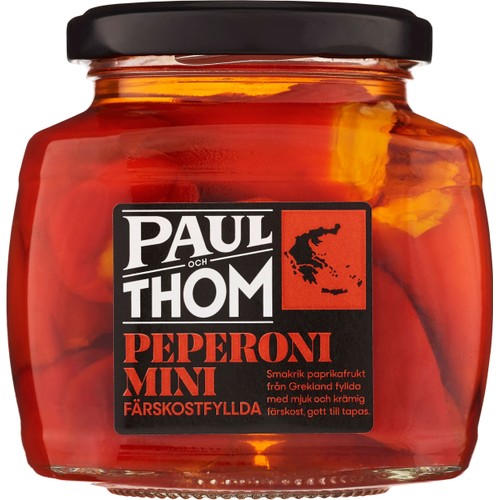 Peperoni Mini Färskostfyllda 250g Paul och Thom