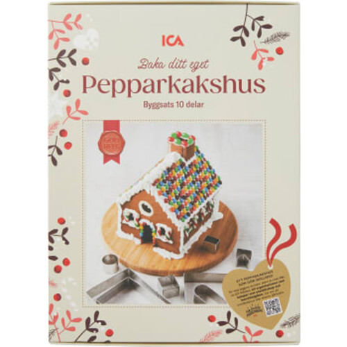 Pepparkakshus byggsats 10 delar ICA