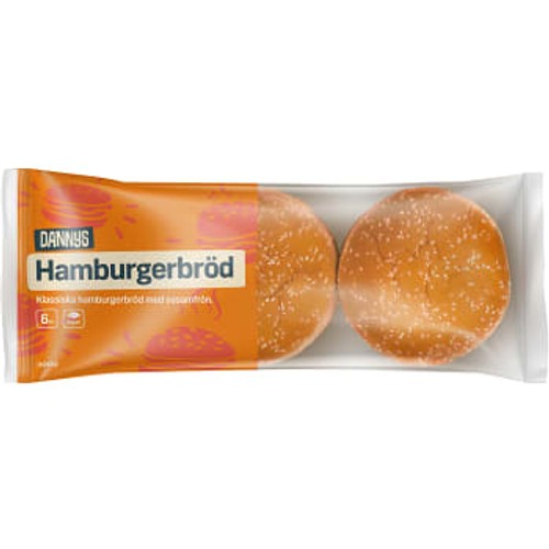 Hamburgerbröd 6-p 300g Liba Bröd