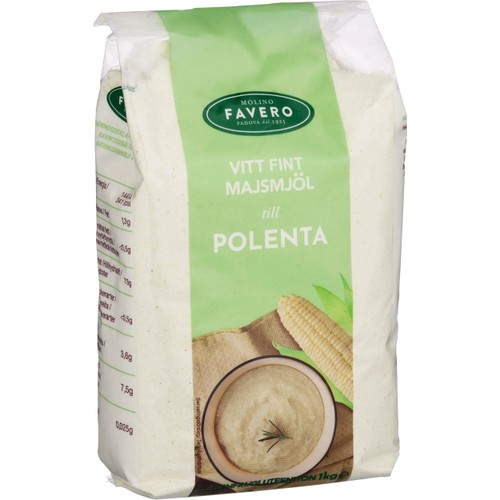 Majsmjöl vitt fint 1kg Favero