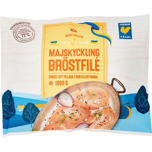 Majskycklingbröstfilé Fryst 1kg ICA