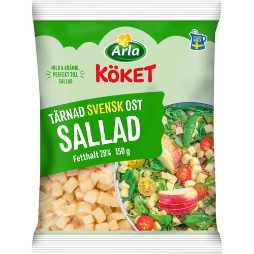 Tärnad ost sallad 150 g Arla Köket
