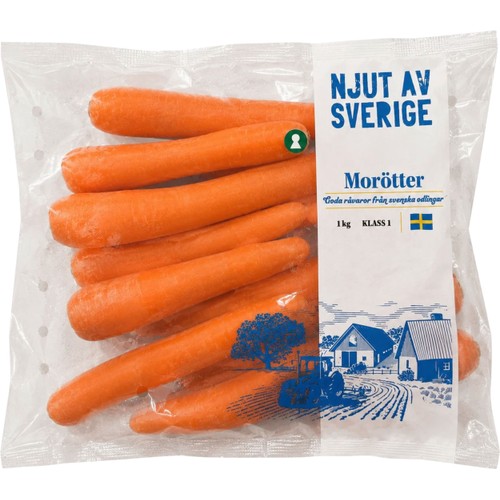 Morötter 1kg Njut av Sverige