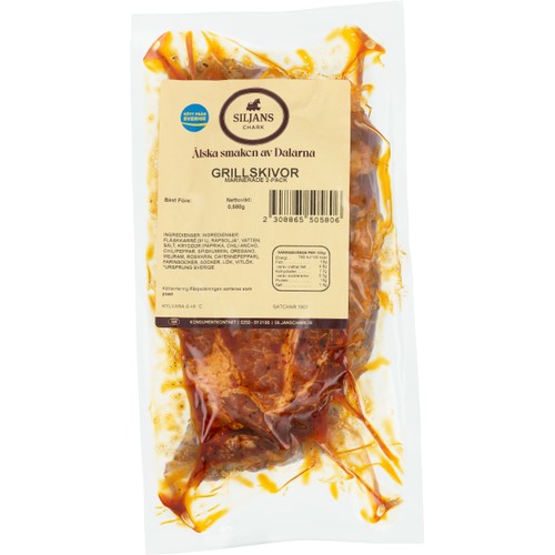 Grillskivor Marinerade ca 450g Siljans Chark