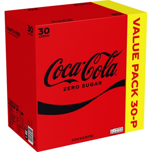 Cola Zero Burk 33cl 30-p Coca-Cola