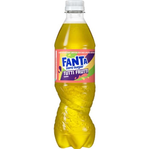 Kolsyrad läskedryck Tutti Frutti Zero Sugar 50cl Fanta