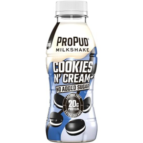 Proteinmilkshake ProPud Cookies N´Cream Laktosfri 1,5% 330ml NJIE
