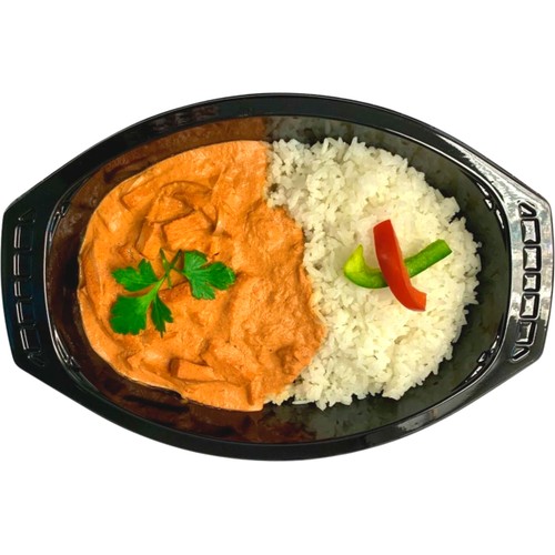 Korvstroganoff Med Ris ca 400g Restaurang Nya Energikällan