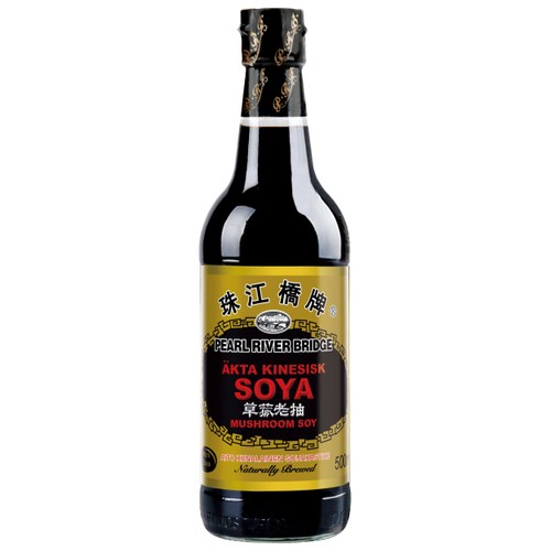 Äkta kinesisk soja Mushroom 500ml Pearl River Bridge