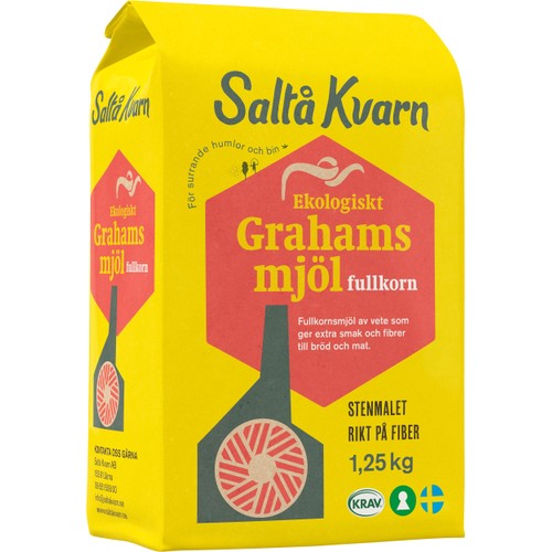 Grahamsmjöl 1,3kg KRAV Saltå Kvarn