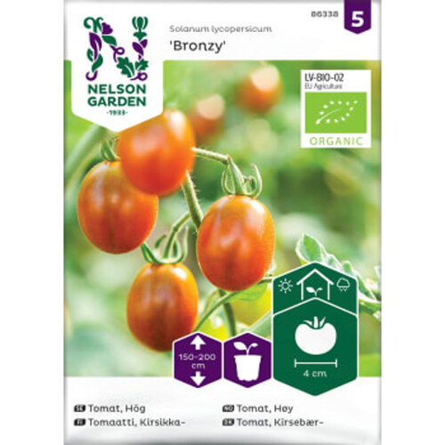 Tomat-Hög Bronzy Organic Nelson Garden