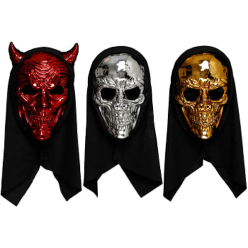 Halloweenmask Metall