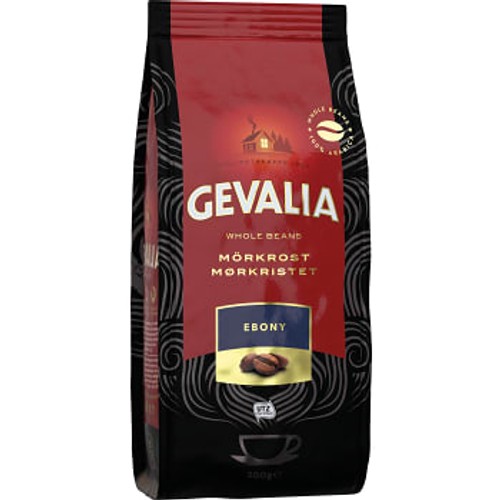 Kaffe Mörkrost Ebony hela bönor 500g Gevalia