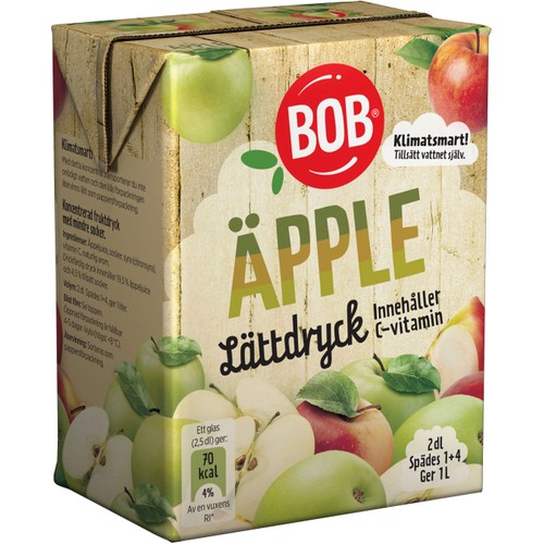 Lättdryck Äppel Koncentrat 2dl BOB
