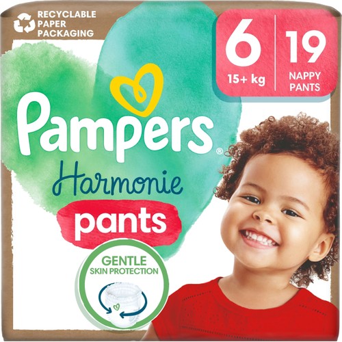 Byxblöjor Harmonie Pants Strl 6 15+kg 19-p Pampers