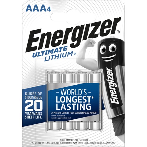 Batteri AAA 4-p Energizer Ultimate