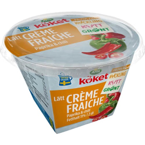 Crème fraiche Paprika & chili Lätt 13% 2dl Arla Köket