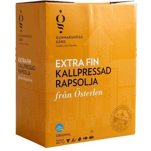 Kallpressad Rapsolja Bag-in-box 3l Gunnarshögs Gård