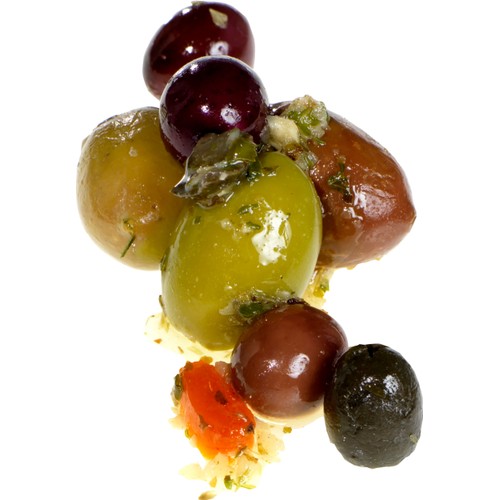Marinerade vitlöksoliver