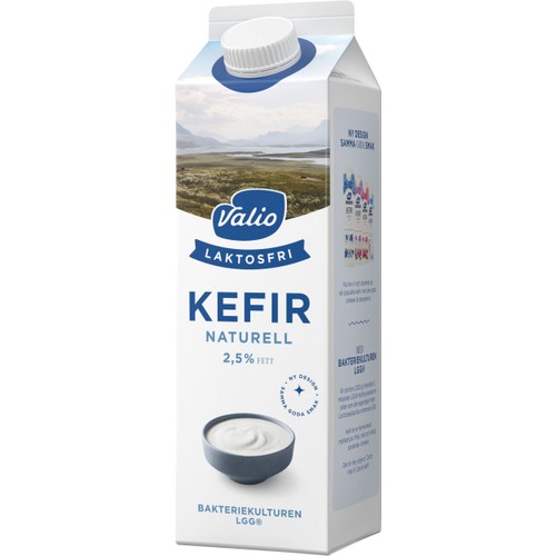Kefir Naturell Laktosfri 2,5% 1000g Valio