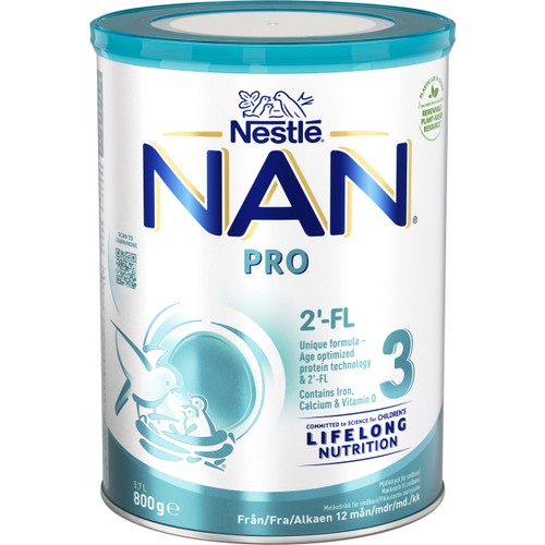 Mjölkersättning Nan Pro 3 1år 800g Nestle