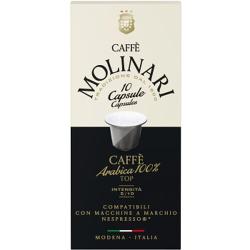 Kaffekapslar Arabica 100% 10-p Caffe Molinari