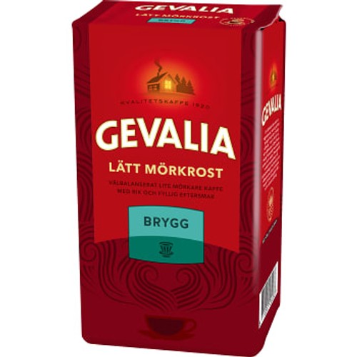 Bryggkaffe Lätt Mörkrost 450g Gevalia