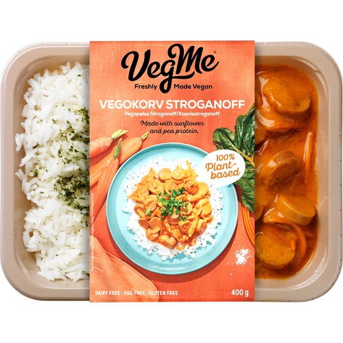 Färdigmat Vego Korv Stroganoff 400g Vegme