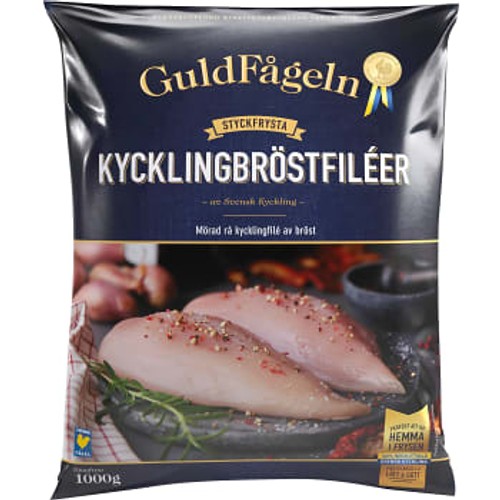 Kycklingbröstfiléer Fryst 1kg Guldfågeln