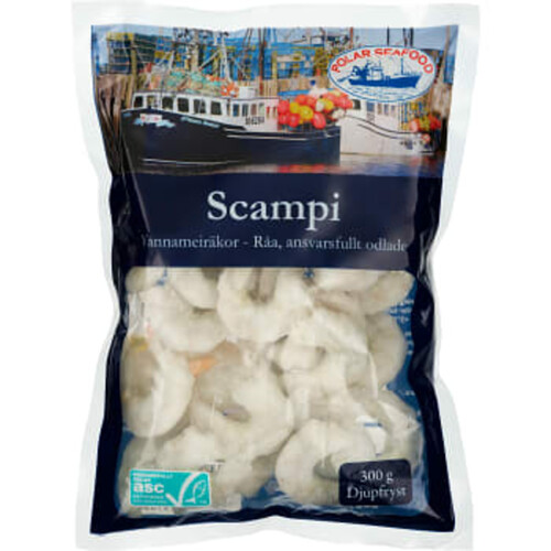 Scampiräkor Scampi rå 300g Polar Seafood