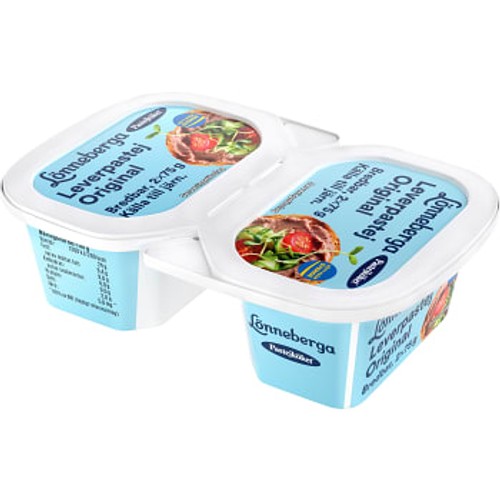 Leverpastej Bredbar 2x75g Pastejköket