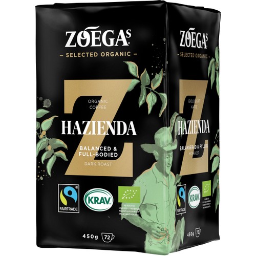 Bryggkaffe Hazienda 450g KRAV Zoegas